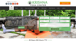Desktop Screenshot of krishnayogacenter.com